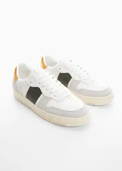 Tenis Deportivos Maxim Blanco Talla 46 Hombre Mango