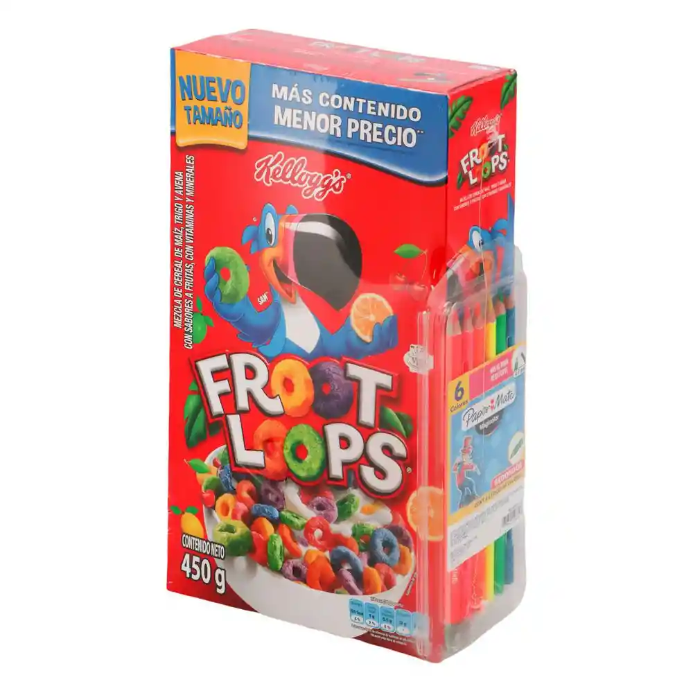 Froot Loops Kelloggs Cereal + Kit Escolar