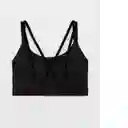 Top Aerie Negro Talla: LARGE American Eagle