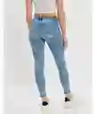 Jean Jegging Crop Mujer Azul Talla 14 Regular American Eagle