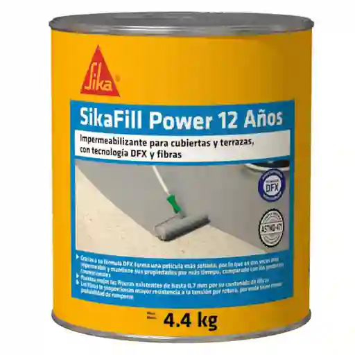Sika Impermeabilizante Fill Power Rojo 12