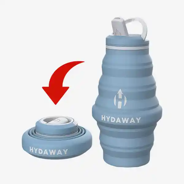 Hydaway Botella Plegable Azul Claro 25 oz