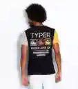 Typer Camiseta Negro Talla M 821730