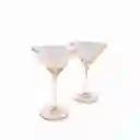 Set Copa Martini Agata Rosada Ambiente Gourmet