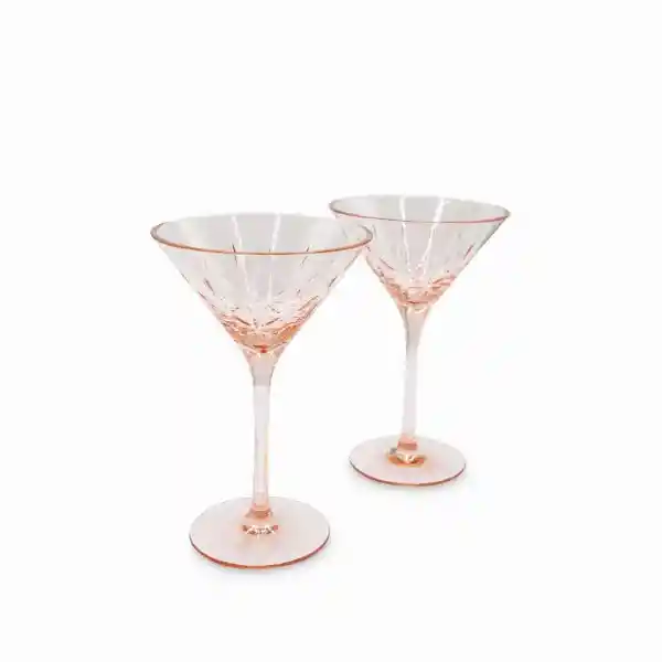 Set Copa Martini Agata Rosada Ambiente Gourmet