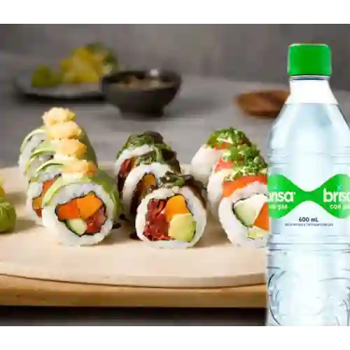Mini Combo Veggie + Agua con Gas