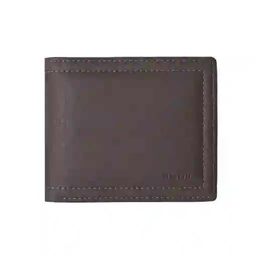 Billetera de Hombre Básica Gris Serie Miniso