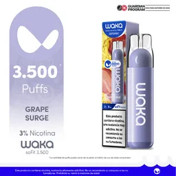 WAKA Vape SoFit 3500 Grape Surge-3% 3500 puff