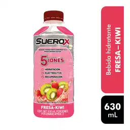 Suerox Bebida Fresa Kiwi Con 5 Iones 630 mL