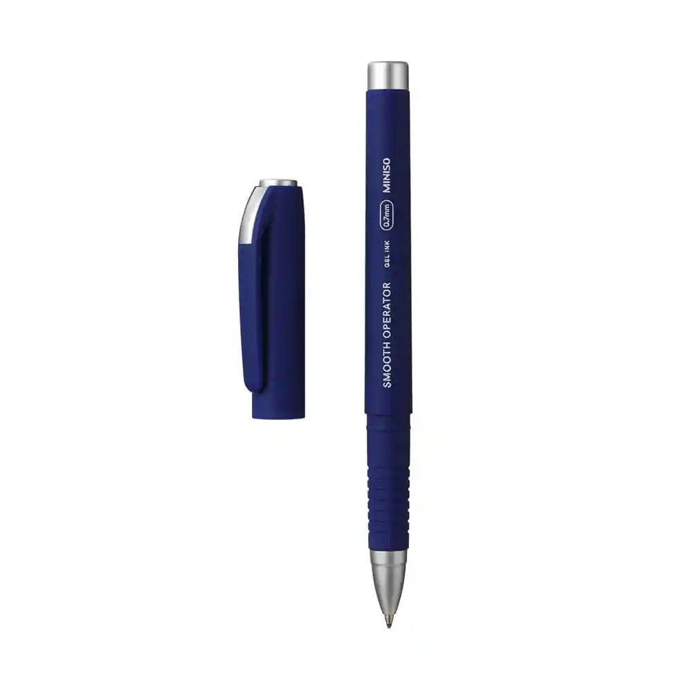 Miniso Esfero De Gel Azul Tinta Azul 0.7 Mm