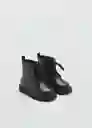 Botines Hermib Negro Talla 28 Niñas Mango