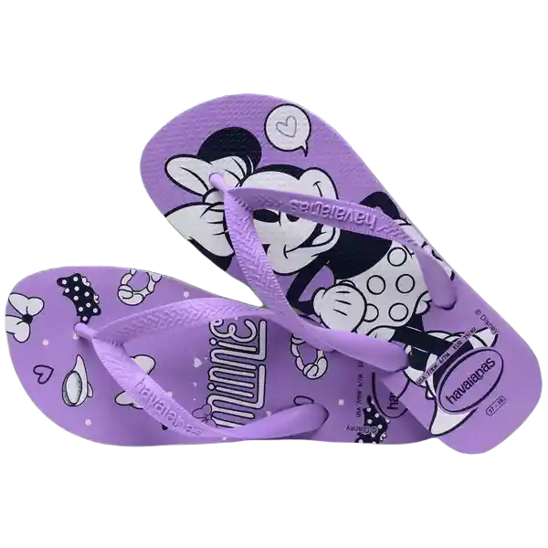 Sandalias Top Disney Púrpura Prisma Talla 36 4139412 Havaianas