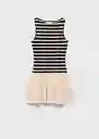 Vestido Dove Negro Talla M Mujer Mango