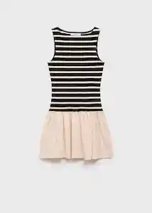 Vestido Dove Negro Talla M Mujer Mango