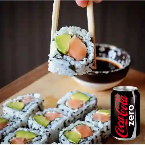 Combo Sushi Philadelfhia + Coca Cola Zero 235 ml
