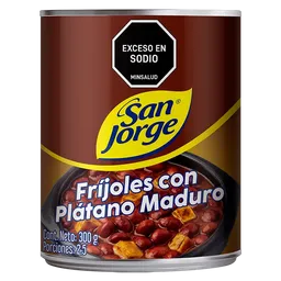 San Jorge Frijol Con Plátano Maduro