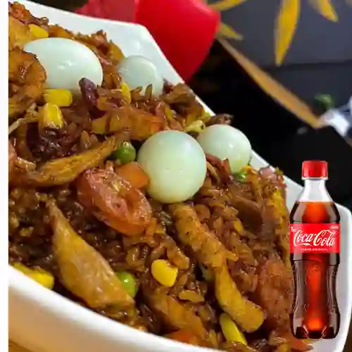 Combo Arroz Ranchero + Coca Cola Original 400 ml