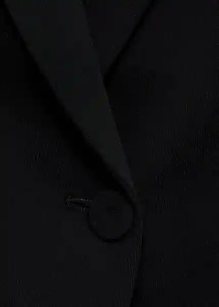 Blazer Americana na Iguana Negro Talla XL Mujer Mango
