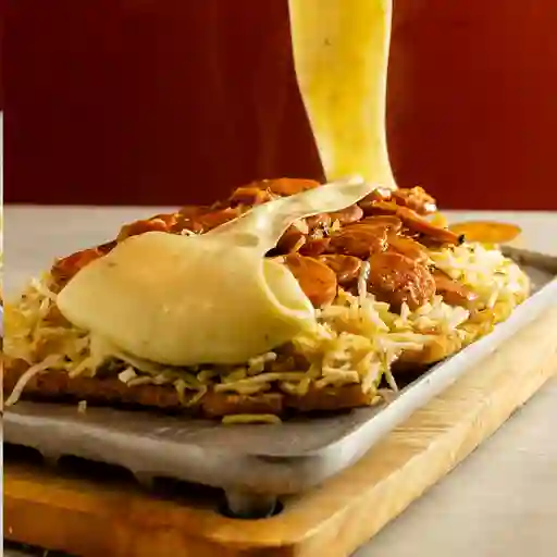 Patacon chorizo