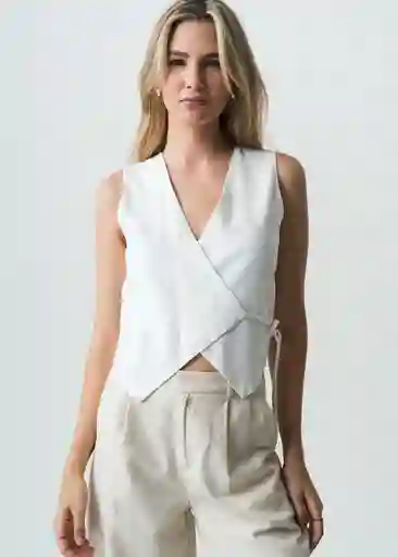 Camisa Alana Mujer Crudo Puro Claro T S 012G358 Naf Naf