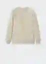 Sudadera Arletc Beige Talla S Hombre Mango