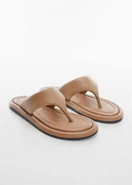 Sandalias Sam Nude Talla 36 Mujer Mango