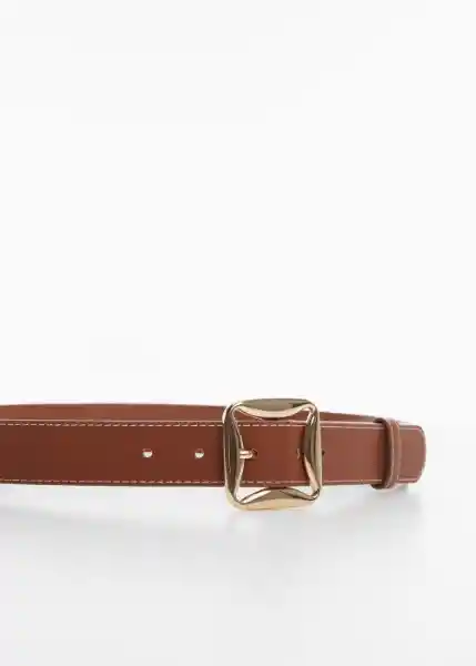 Cinturón Malta Marrón Talla L Mujer Mango