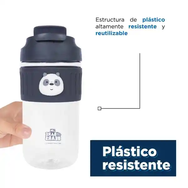 Vaso de Plástico Panda Osos Escandalosos 650 mL Miniso