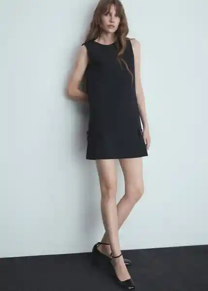 Vestido Alexa Marino Talla S Mujer Mango