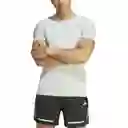 Adidas Camiseta Own The Run Tee Para Hombre Gris Talla L