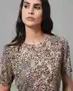 Camiseta Mujer Beige XL 203G005_BEI161010 Rifle