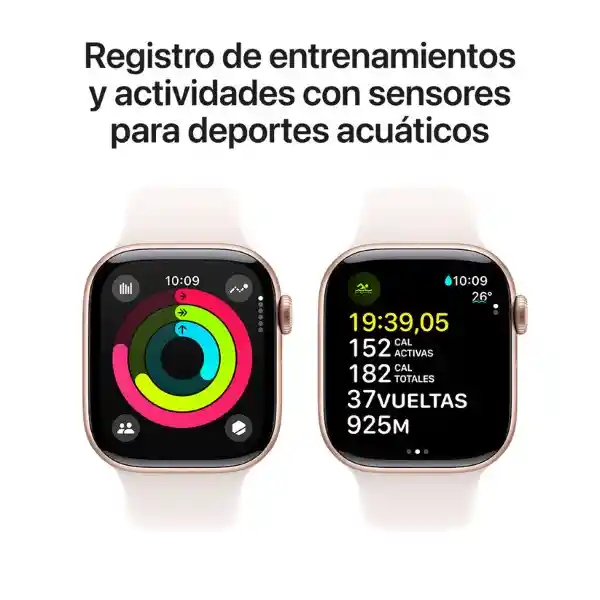 Apple Watch Series 10 Gps Rose Gold Aluminium Band M/L 42 mm