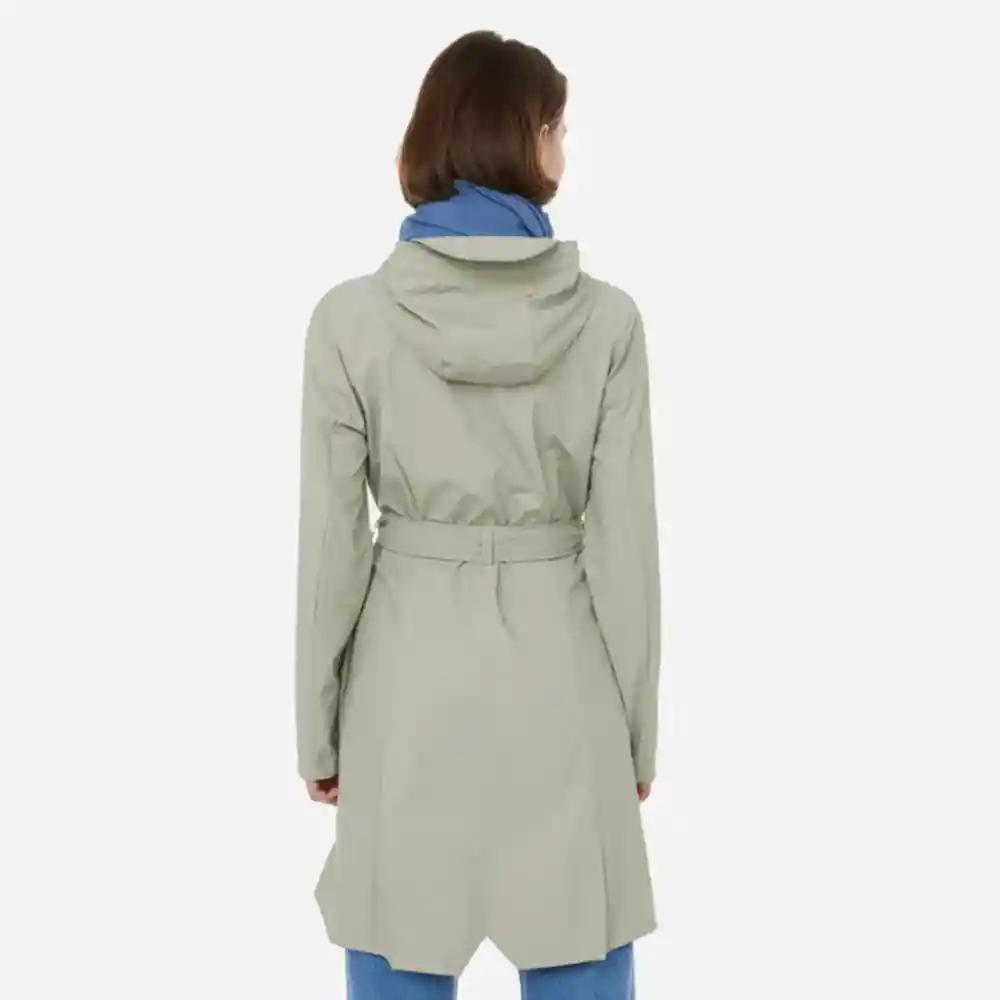 Rains Chaqueta Curve Cement Mujer L