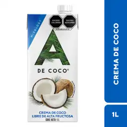 A De Coco Crema de Coco Libre de Alta Fructosa