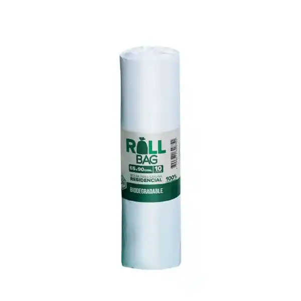 Bolsa Biodegradable Blanco Residencial 65 x 90 cm
