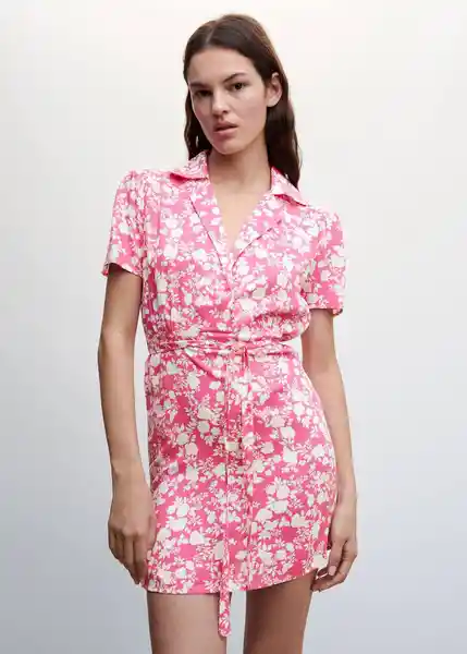 Vestido Kike-H Vainilla Talla S Mujer Mango