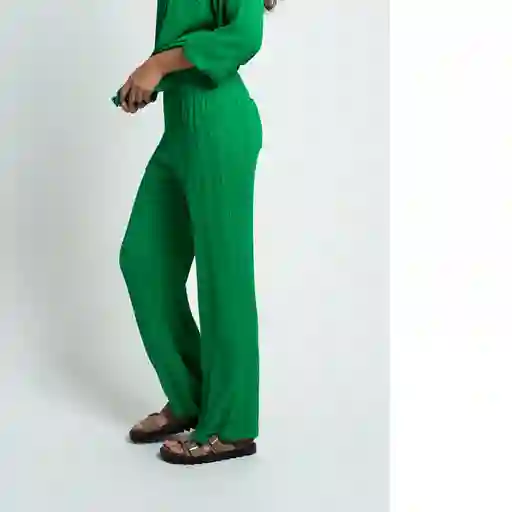 Pantalón Nex Mujer Verde Tolima Oscuro Talla L 432F335 Naf Naf