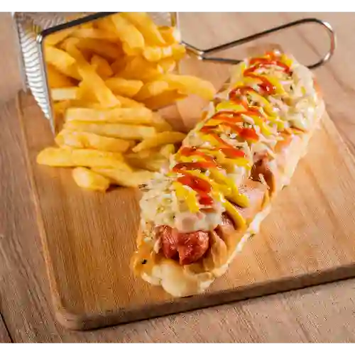 Classic Hot Dog con Papas