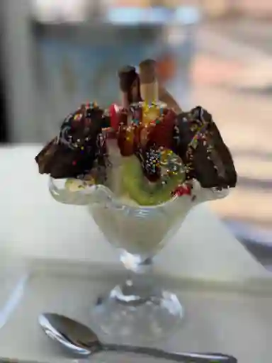 Brawnie con Helado