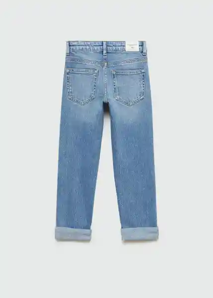 Jean Regular Tejano Medio Talla 11 Niños Mango