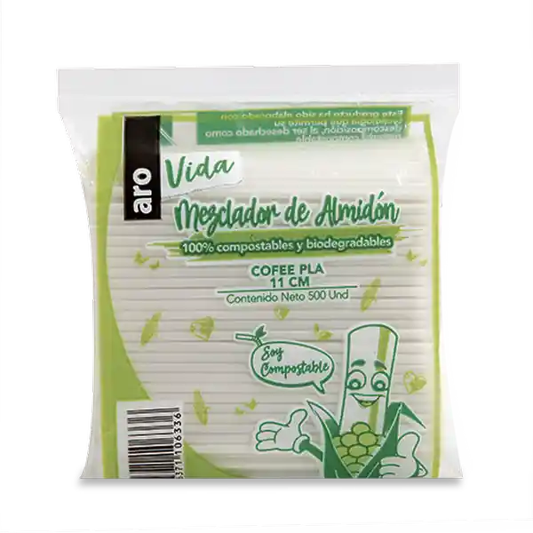 Mezclador Café Aro Vida Pla 11cmx500u