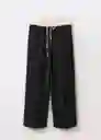 Pantalón Rubi Negro Talla S Mujer Mango