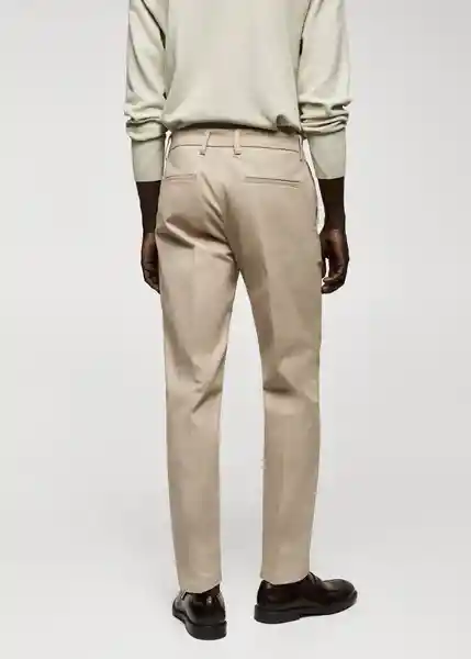 Pantalón Dublino Arena Talla 46 Hombre Mango