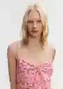 Vestido Sea Rosa Talla L Mujer Mango