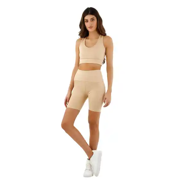 Short Biker Serena Beige Talla L