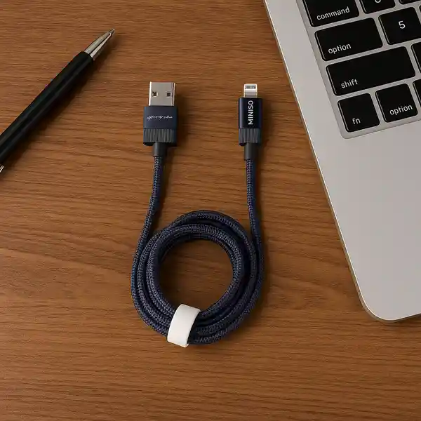 Cable de Carga Rápida Ctc Serie Life is For Fun Azul Miniso