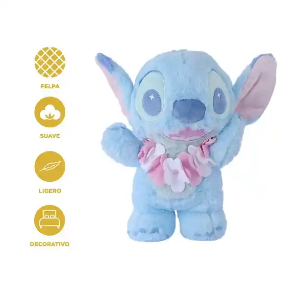 Peluche de Stitch Con Collar Flores Disney Lilo & Stitch Miniso