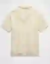 Suéter Tejido Hombre Blanco Talla SMALL 1948106 American Eagle