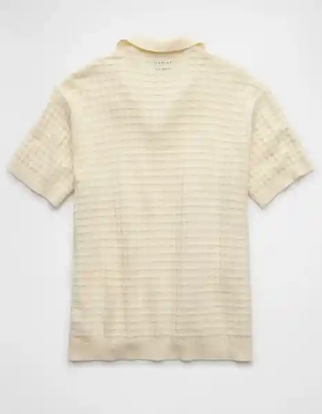 Suéter Tejido Hombre Blanco Talla SMALL 1948106 American Eagle