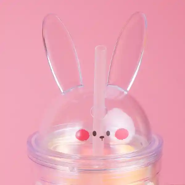 Vaso de Plástico Conejo Serie Easter Miniso